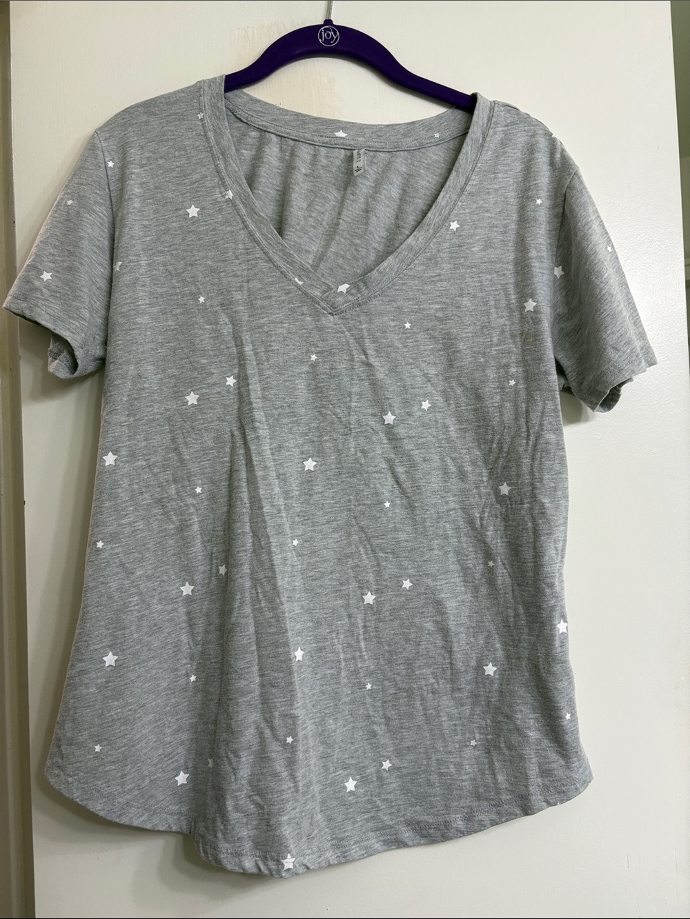 Z Supply Gray V-Neck Star Tee